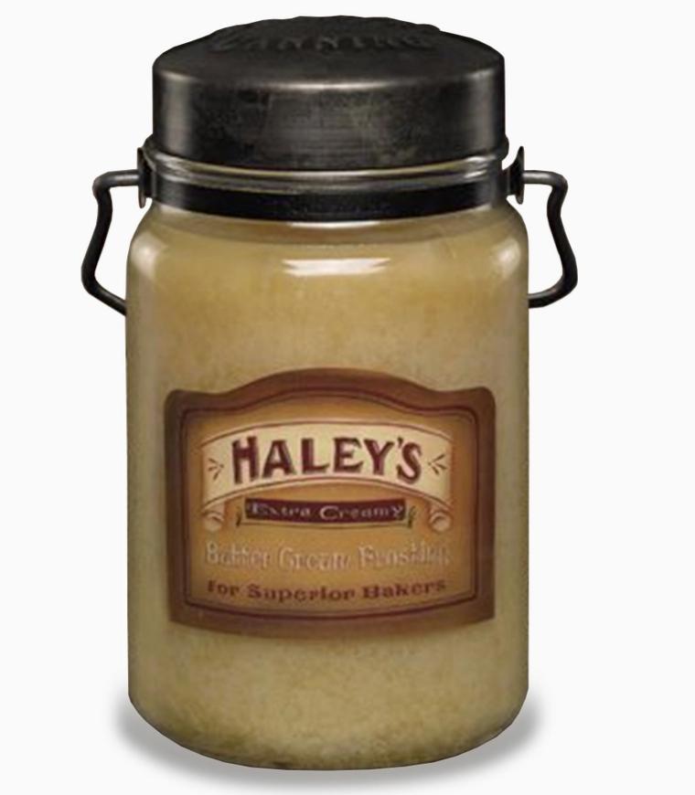 McCall’s Candles Classic Jar Candle-26oz- Haley's Butter Frosting