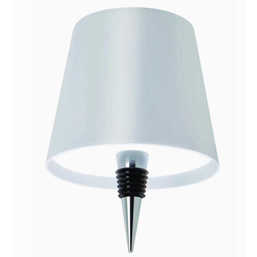 Wine Bottle Lamp - White
