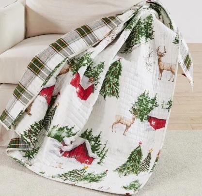 Tatum Pines Quilted Throw