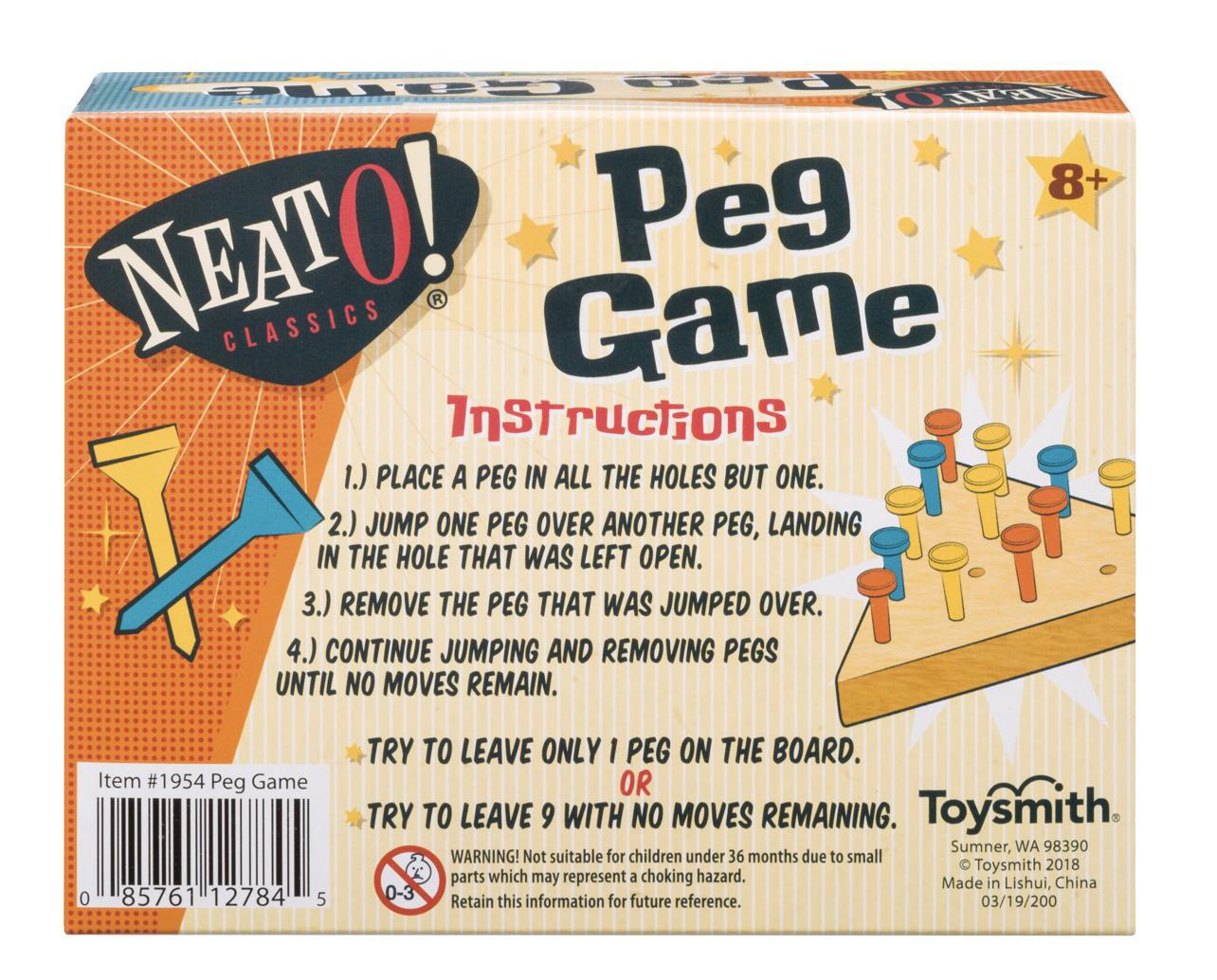Neato! Classic Wooden Peg Game