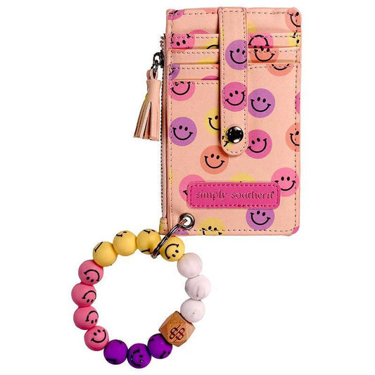 Simply Southern Beaded Bangle Wallet (Smile)