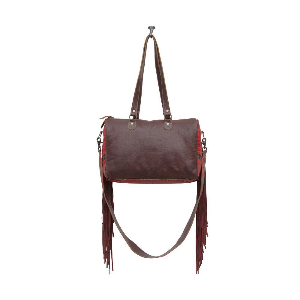 Myra Candy frills Leather & Hairon Bag (S-5645)