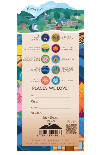 West Virgina Places We Love Bracelet
