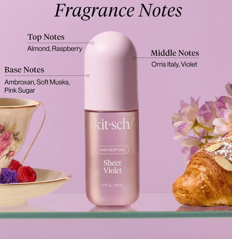 KITSCH Sheer Violet Hair & Body Perfume Mist
