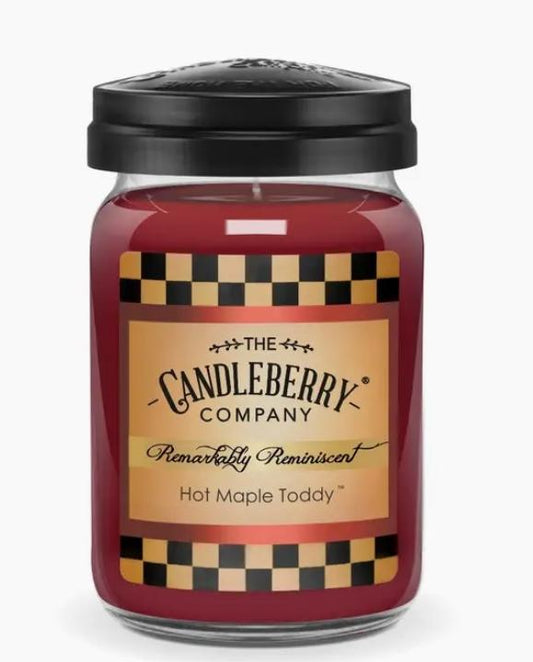 The Candleberry Company Hot Maple Toddy®, Large Jar Candle
