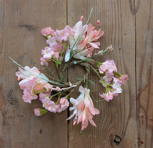 Pink Flowers Mini Ring