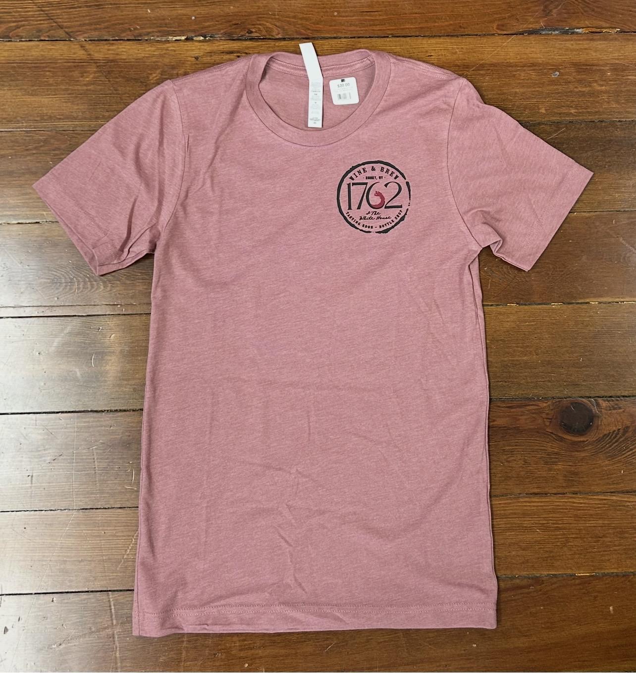 1762 Wine & Brew Circle Logo Tee (Mauve)