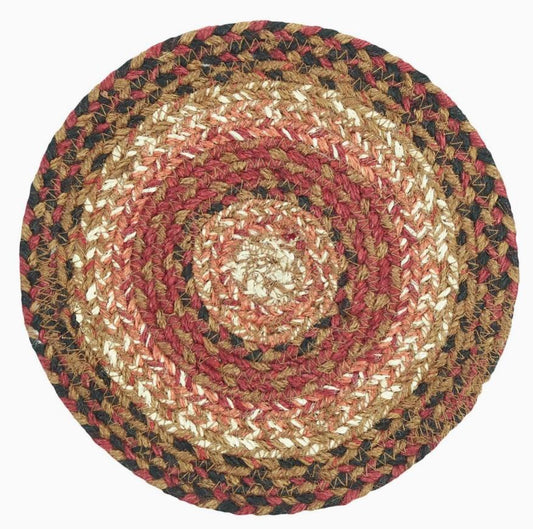 Ginger Spice Jute Trivet 8"