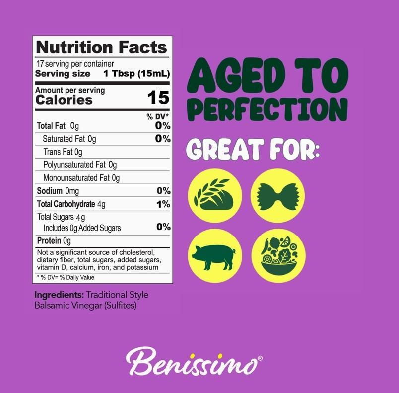 Benissimo Aged Balsamic Vinegar