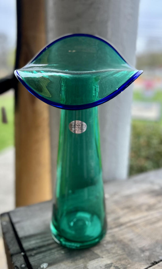 Blenko Glass Flower Vase