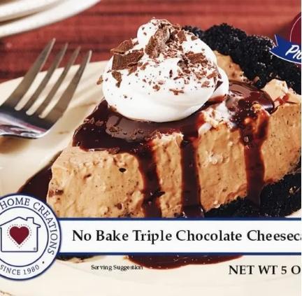 No Bake Triple Chocolate Cheesecake Mix