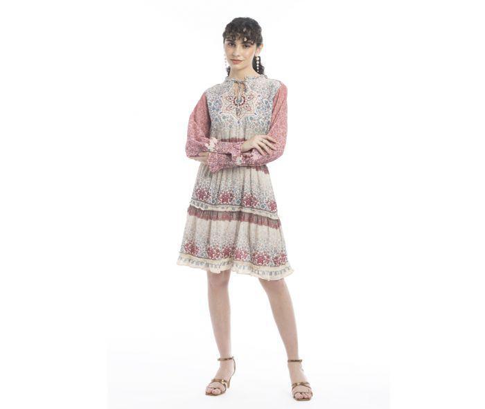 Myra Charlie’s Delight Floral Mix Dress (S-7751)