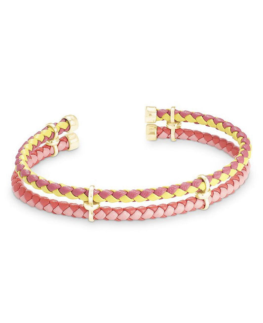 Kendra Scott Raven Cuff Bracelet in Pink/Yellow