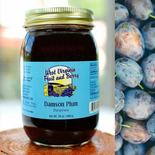 West Virginia Fruit & Berry Damson Plum Preserves