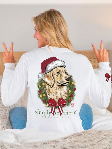 Simply Southern Long Sleeve Merry Dog Tee