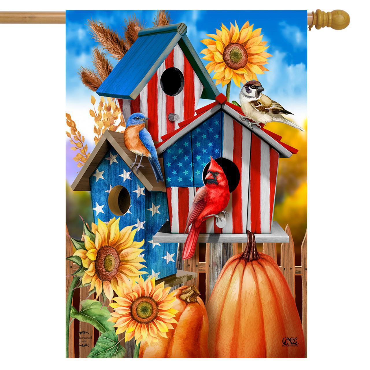 American Fall Birdhouses