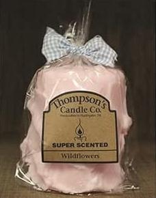 Thompson's Candle Wildflowers Medium Chunk Candle