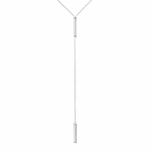 Kendra Scott Silver Shelton Lariat Necklace