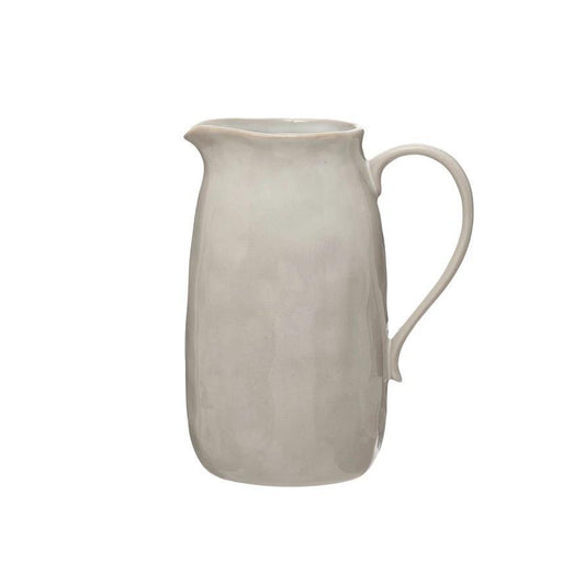 Stoneware Pitcher, Reactive Glaze (62oz)