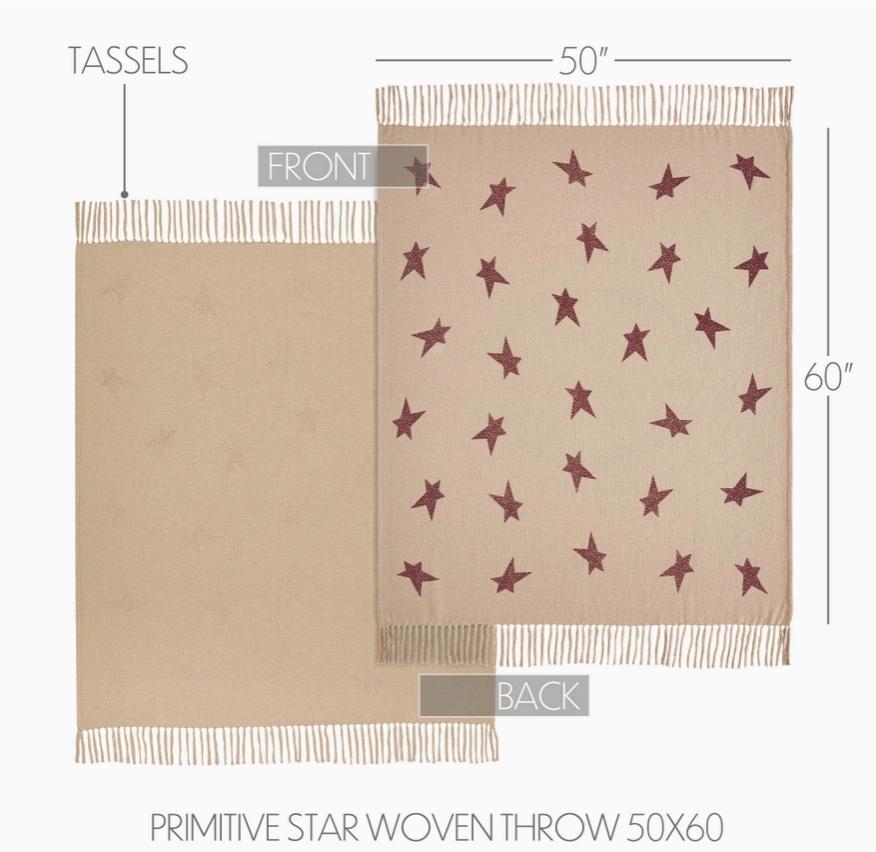 Gable Primitive Star Woven Throw