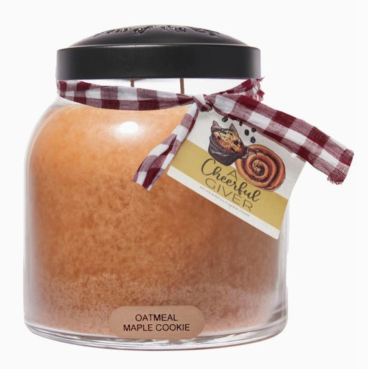 34oz Papa Jar Candle (Oatmeal Maple Cookie)