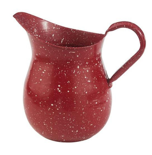 Granite Enamelware Pitcher (Red)