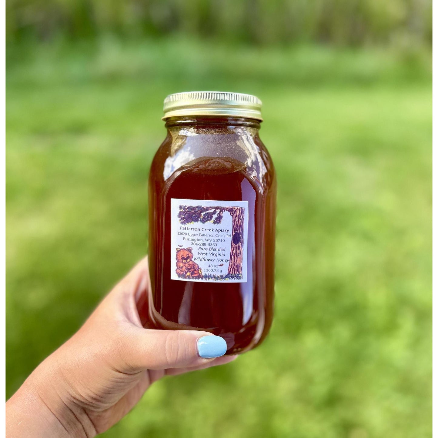Patterson Creek Apiary Honey Jar