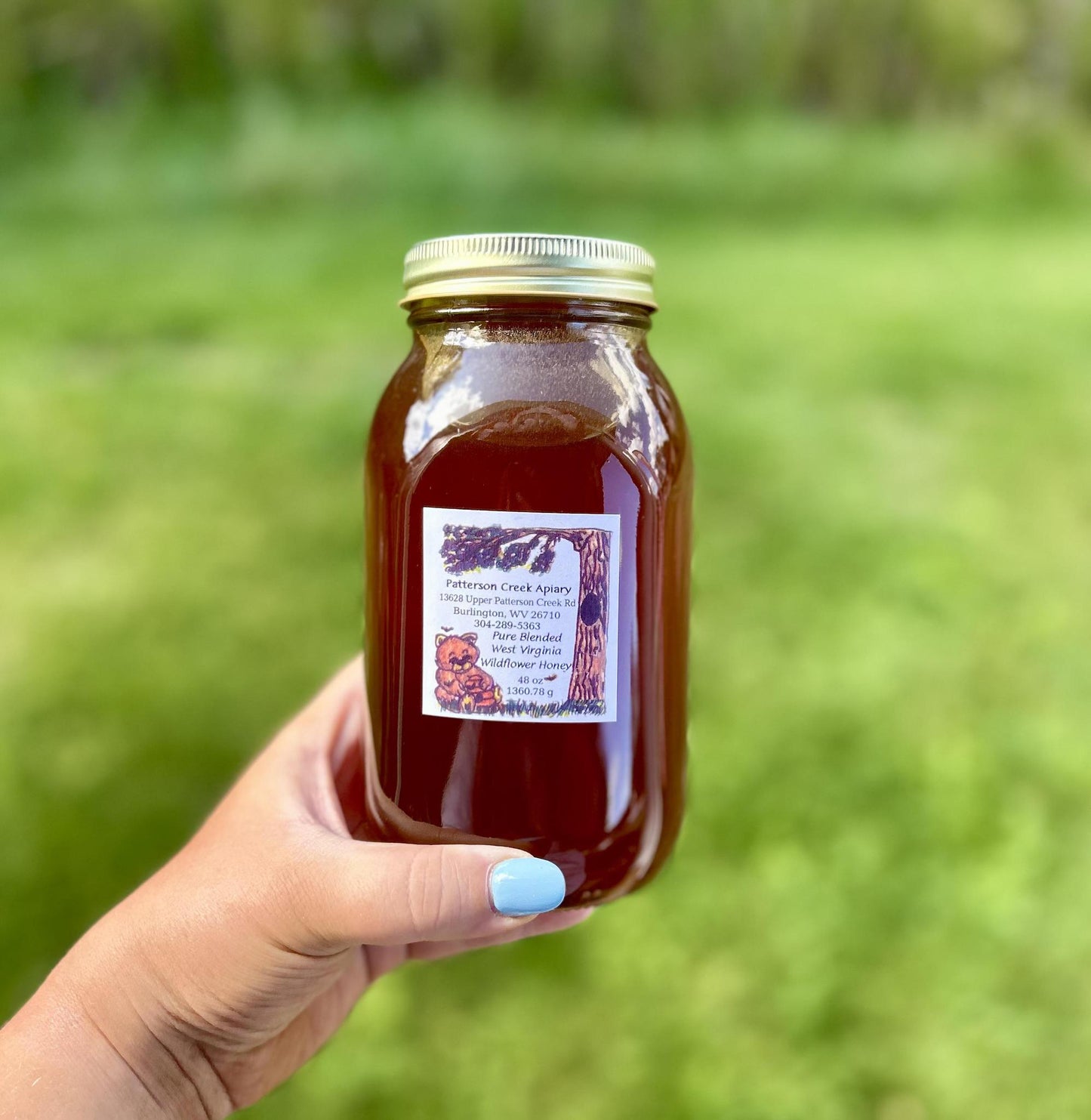 Patterson Creek Apiary Honey Jar