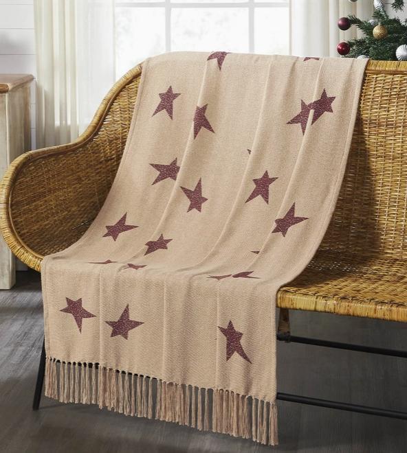 Gable Primitive Star Woven Throw