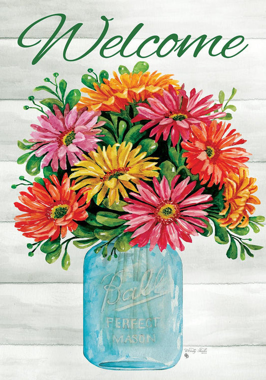 Gerbera Jar Flag