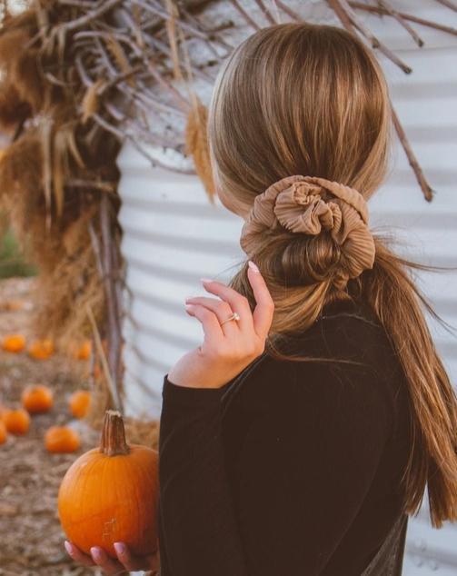 Brown Sugar Jumbo Scrunchie