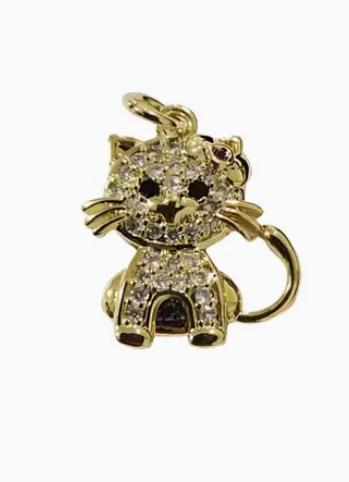 Sparkling Kitty Charm