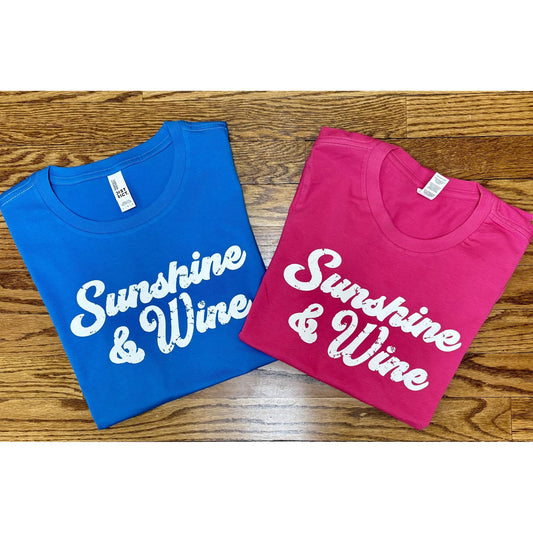 Sunshine & Wine Short Sleeve Tee