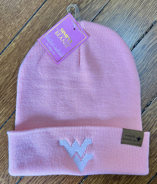 Simply Southern West Virginia Beanie (Pink)