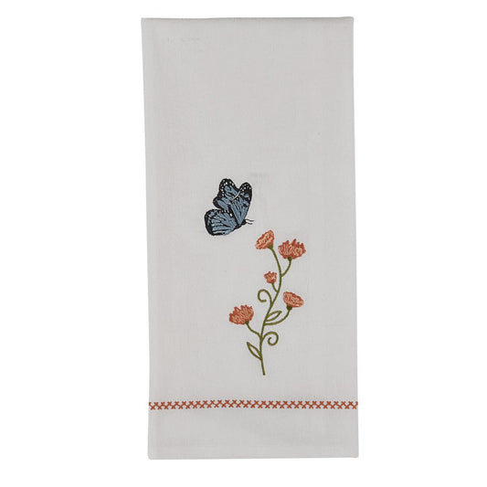 Park Design Apricot Flower Decorative Dishtowel