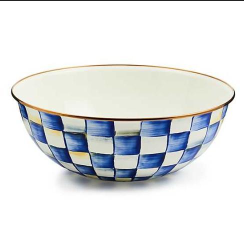 Mackenzie Childs Royal Check Everyday Bowl (Large)