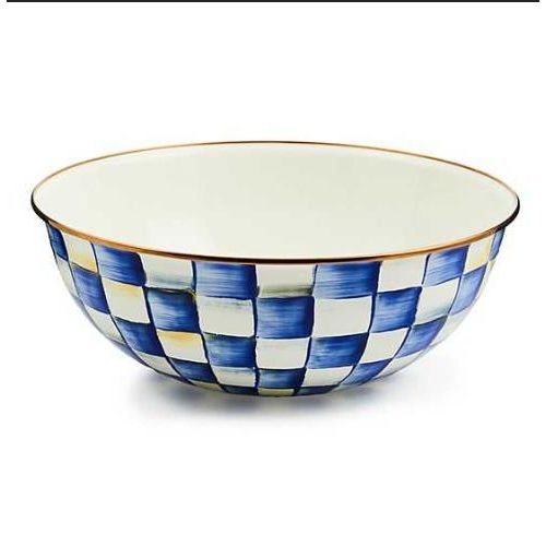 Mackenzie Childs Royal Check Everyday Bowl (Large)