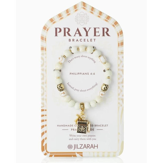 Jilzarah Ivory Palm Prayer Bracelet