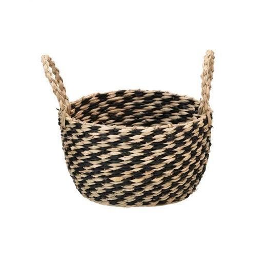 Hand-Woven Seagrass Baskets with Handle