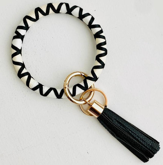 Boho Bangle Key Chain W Ribbon