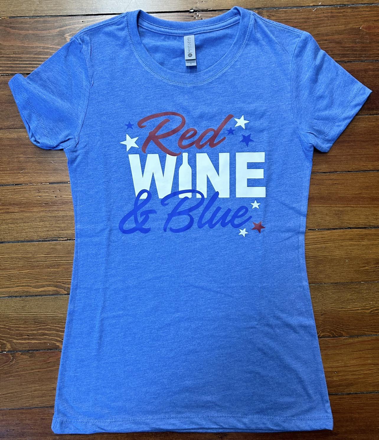 Red Wine & Blue Tee (Blue)