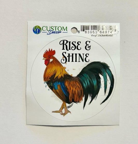 Vinyl Sticker (Rise & Shine)