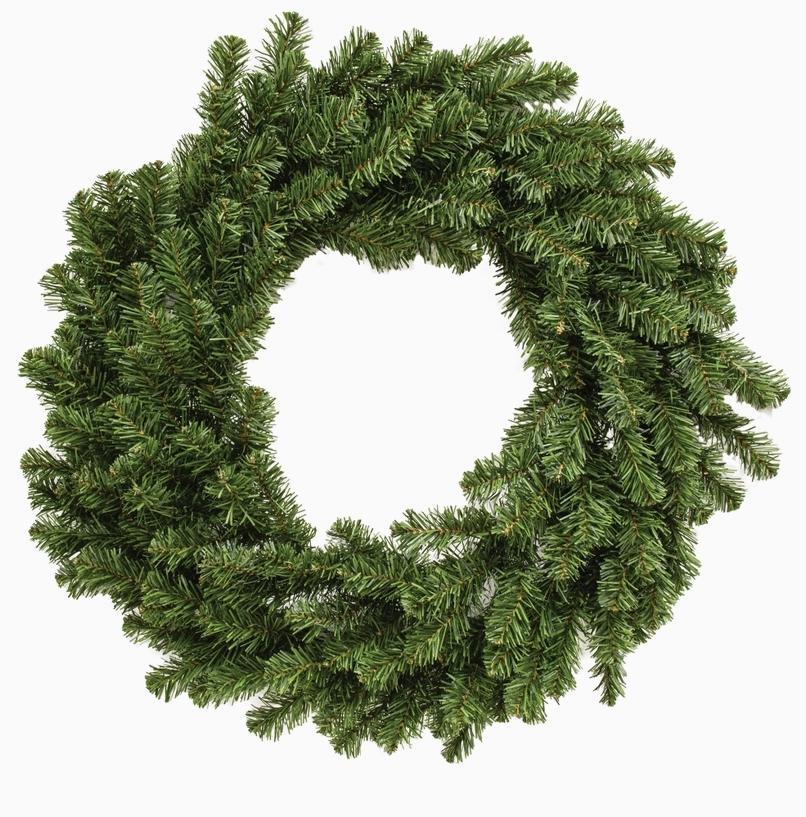 Canadian Pine Double Wreath - 24"