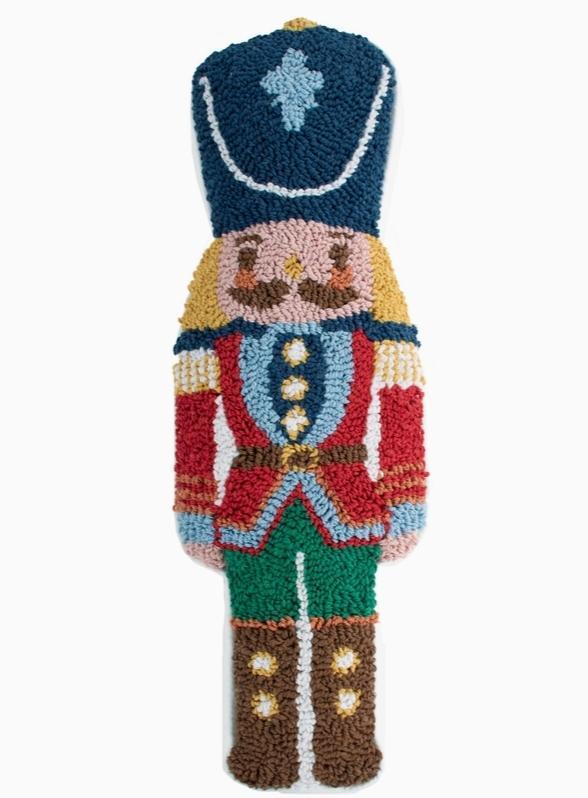 Festive Nutcrackers Shaped Pillow
