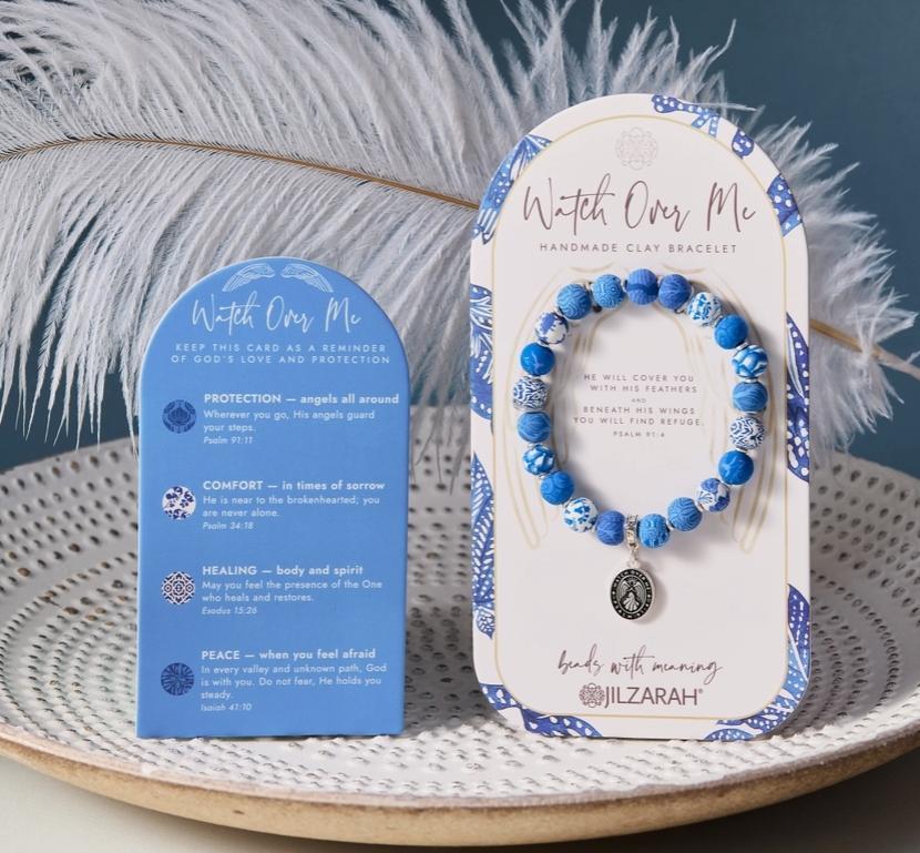Jilzarah Blue Watch Over Me Bracelet