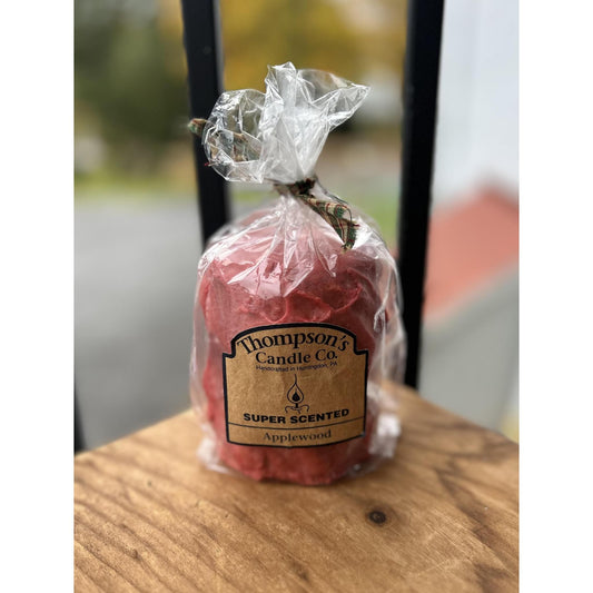 Thompson's Candle Applewood Medium Chunk Candle