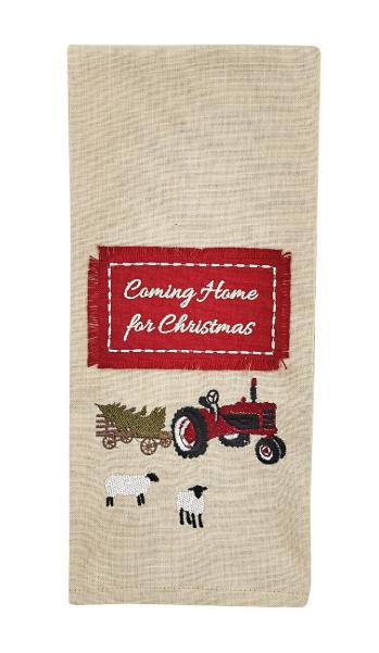 Home for Christmas Dishtowel