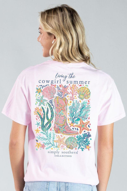 Simply Southern Short Sleeve Cowgirl Tee