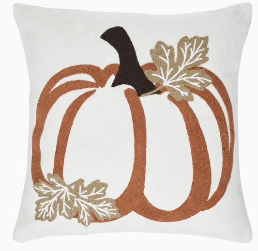 Wheat Plaid Pumpkin Pillow