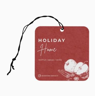 Milkhouse Candle Car Freshener: Holiday Home